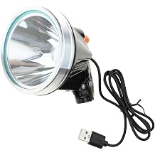 SecurityIng USB Powered Bicycles Light, Waterproof Cycling Front Lamp Bike Headlight for Mountain Road White