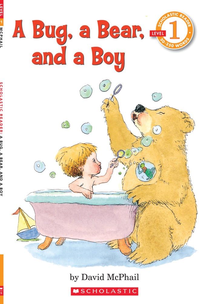 A Bug, a Bear, and a Boy (Scholastic Reader, Level 1)