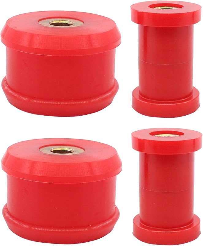 Kit de buje de brazo de control inferior delantero rojo para VW Golf Jetta Corrado | para VW Golf Jetta 1985-2005 Corrado 1990-1995 Beetle 1998-2008