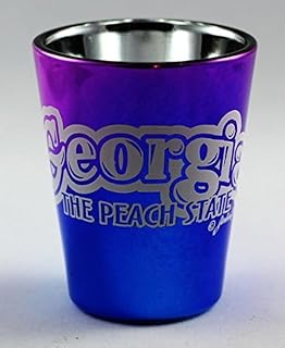 Georgia State Electro Bubble Shot Glass