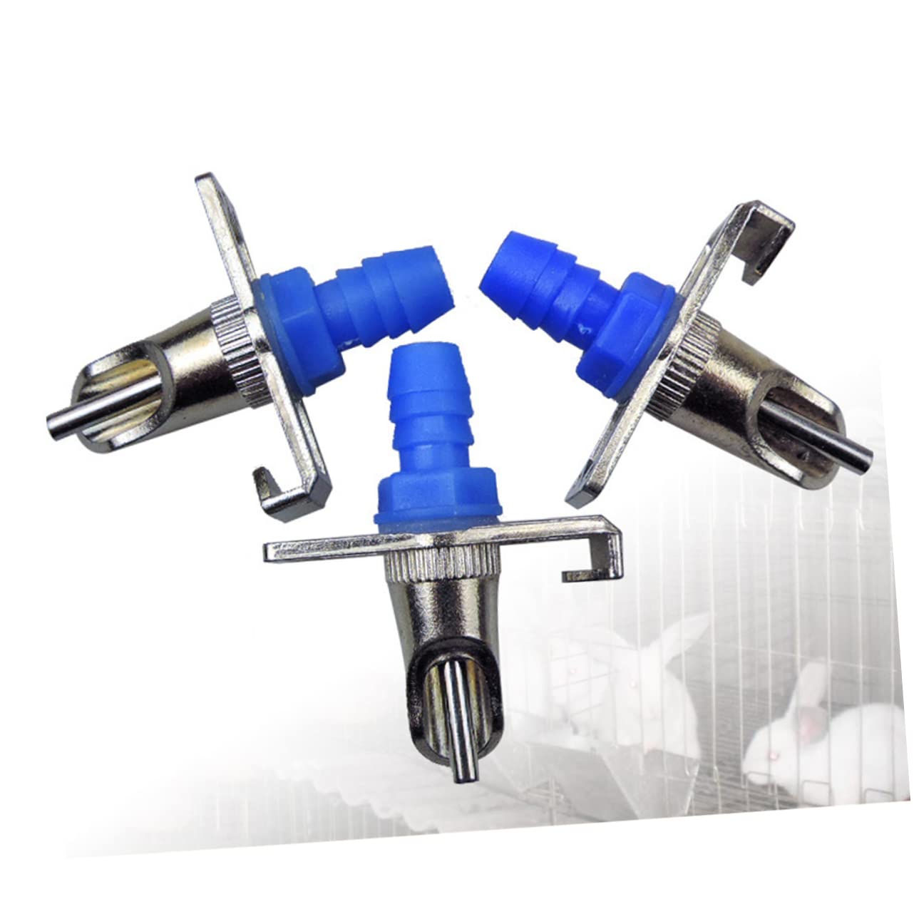 Balacoo 10pcs Automatic Rabbit Drinker Hanging Feeder for Pets Durable Easy to Use Clean for Home Pet Shops Zoos