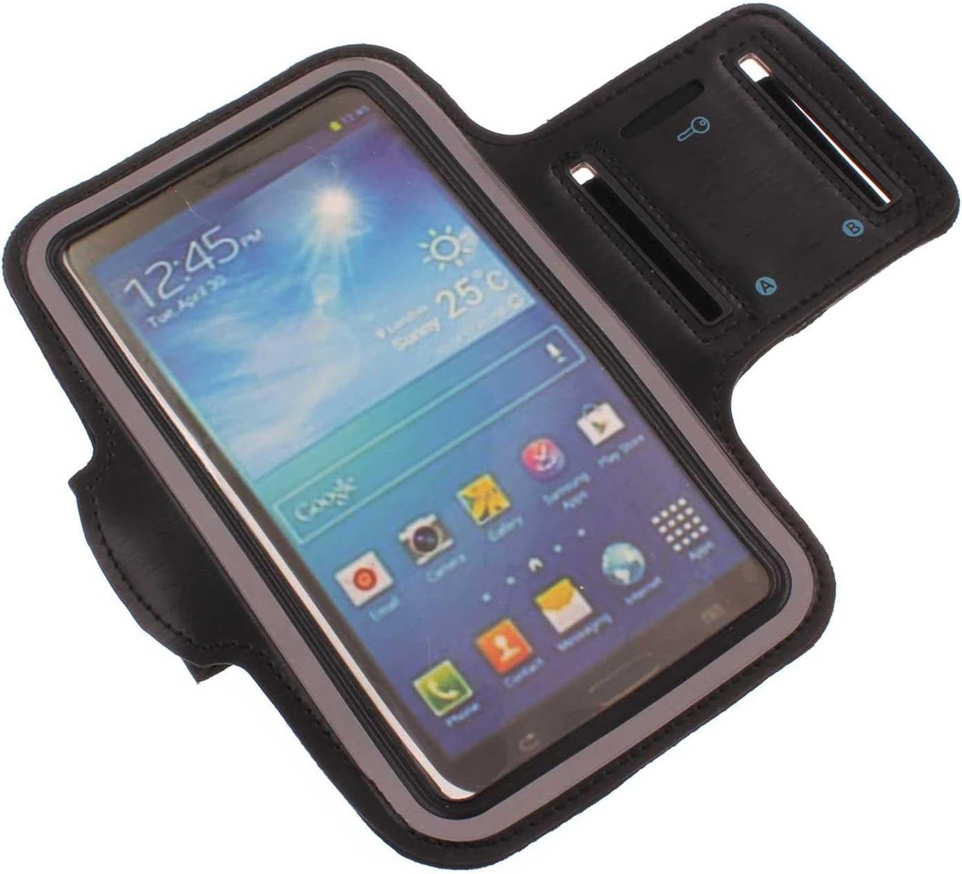 Running Armband Sports Gym Workout Compatible with Cricket Influence/Icon 2, Case Cover Band Neoprene Reflective