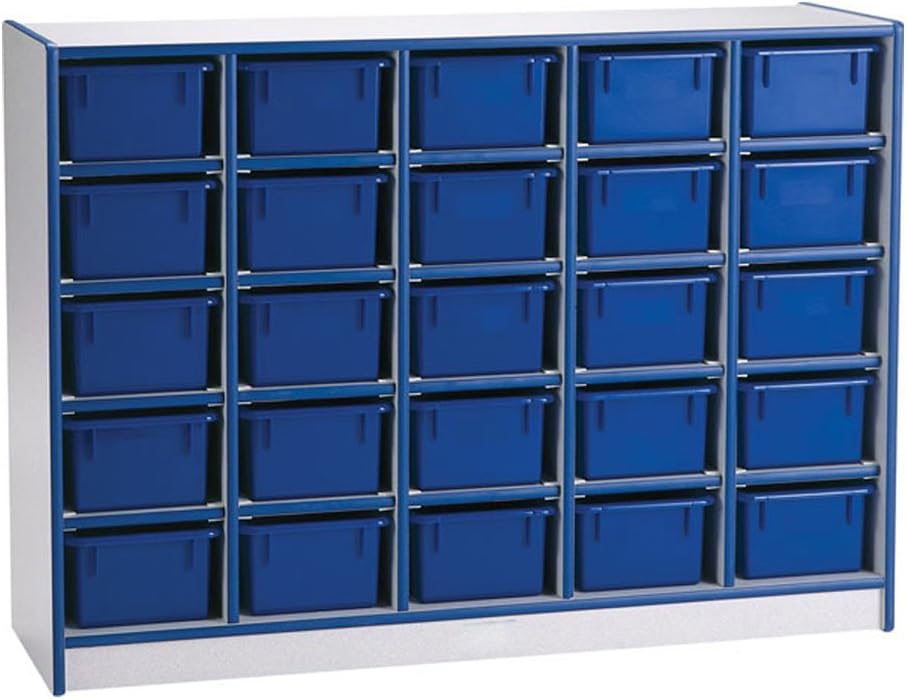 Offex Children Classroom Organizer 25 CubbieTray Mobile