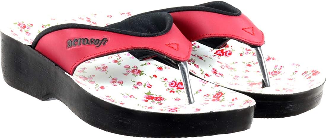 Aerosoft Women's Black Flip-Flops