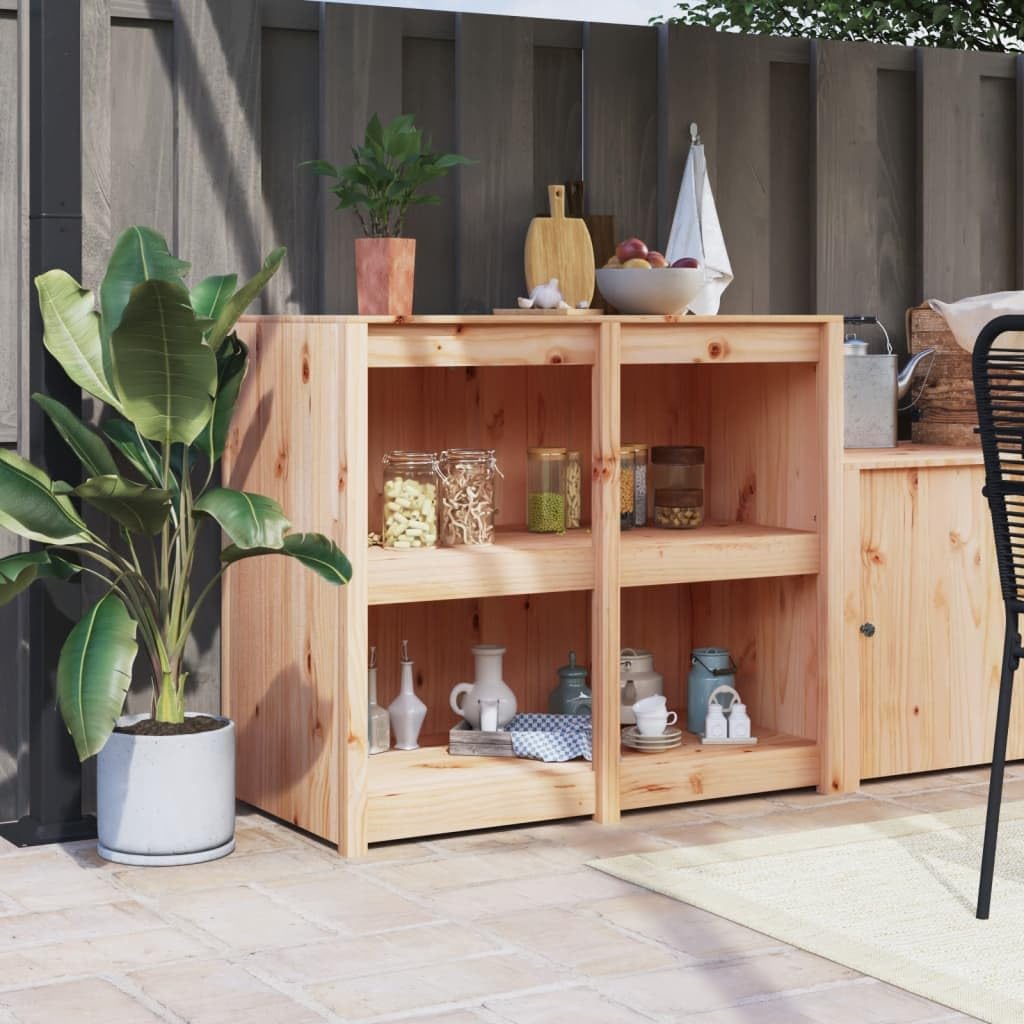 Szafka kuchenna zewnętrzna MEPPEL 106 x 55 x 92 cm z litego drewna
