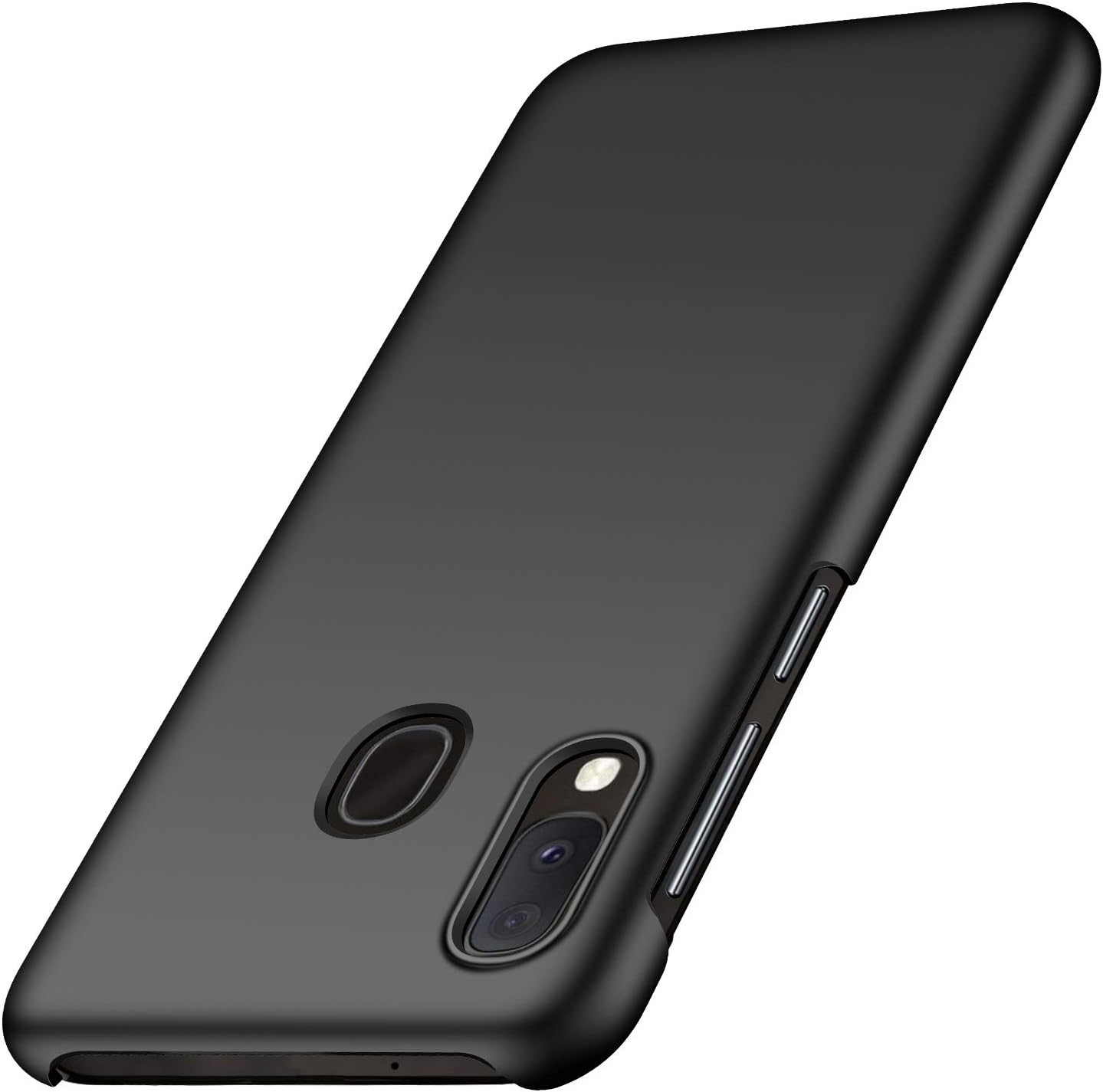 Anccer Compatible for Samsung Galaxy A20e Case, [Colorful Series] [Ultra-Thin] [Anti-Drop] Premium Material Slim Full Protection Cover For Samsung Galaxy A20e (Smooth Black)