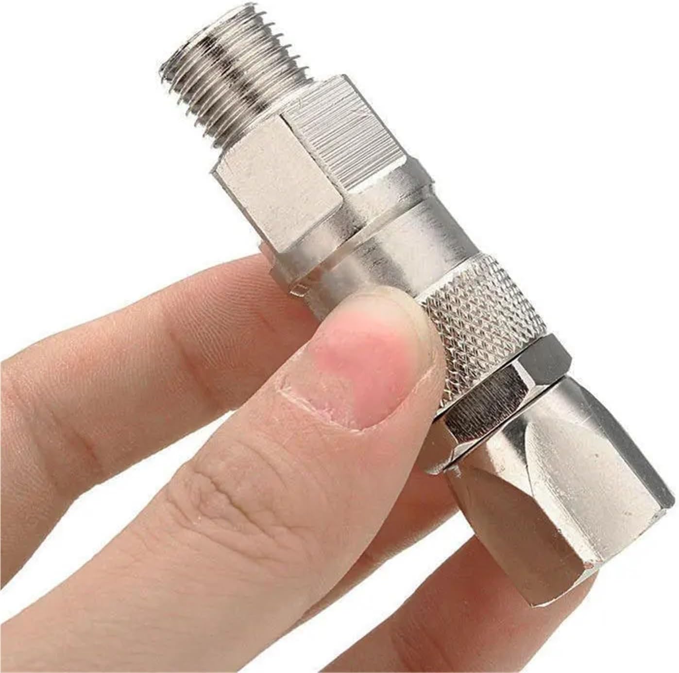 1/4インチステンレススチール製スイベルジョイント高圧洗浄機コネクタホース継手、エアレススプレーガンペイントスプレー用