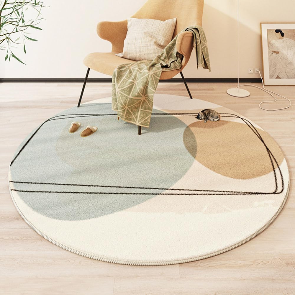 Tapis de sol pour fauteuil moelleux pour réchauffer un salon moderne
