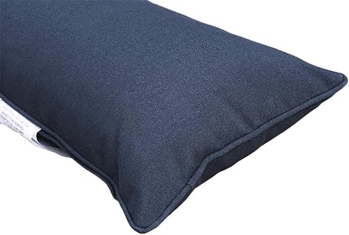 Miniatura 3 de Almohadas lumbares decorativas para interiores y exteriores, resistentes al agua, 18 x 10 pulgadas, juego de 2 para muebles de patio, almohadas