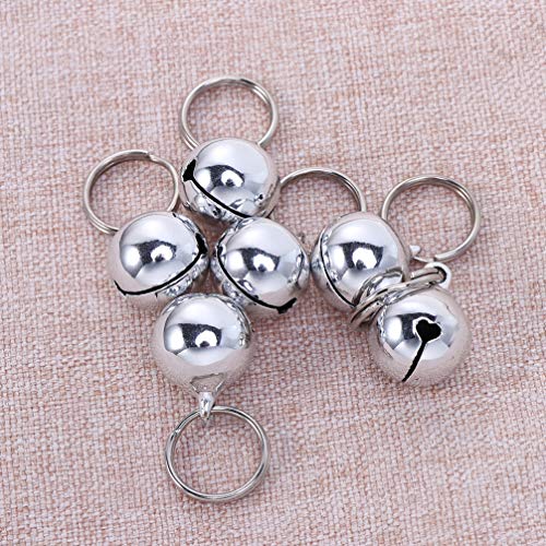 Balacoo Cat Bells for Collar Loud Jingle Bell Pendant - Non Rust Pet Tracker Anti Lost Bells Ornament for Small Medium Dogs Cats (5Pcs,18MM) - Image 3