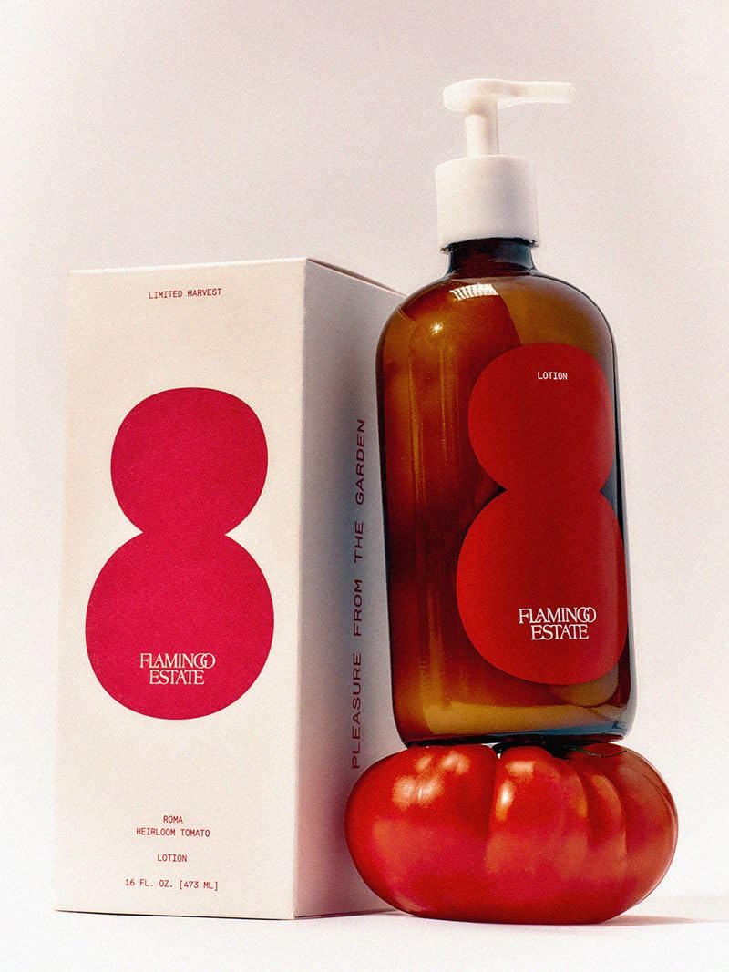 Flamingo Estate Roma Heirloom Tomato Lotion, Herbaceous Scent with Tarragon and Black Pepper, 16 oz - Image 3