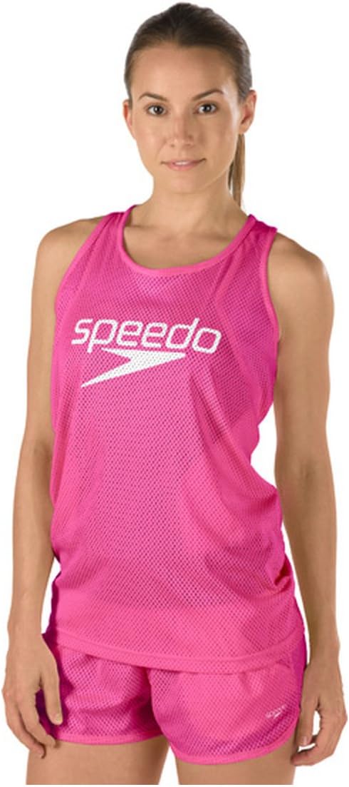 Speedo レディース メッシュカバーアップタンクトップ