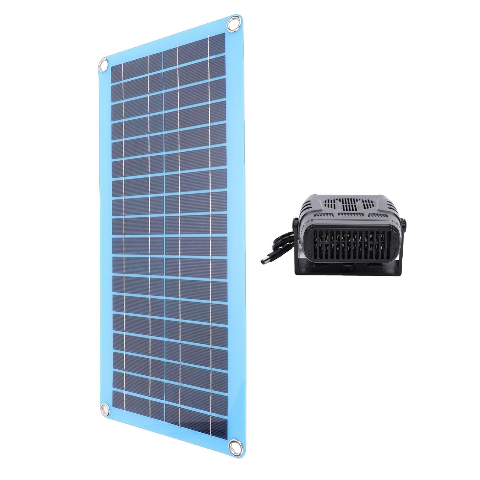 Sxhlseller Przenośny Grzejnik Zasilany energią słoneczną, Wydajny do Ogrzewania Kurnika dla Psa z Zabezpieczeniem Przed Przegrzaniem dla Ciepłego Sprzętu Wiatrowego w Kurniku Zwierząt