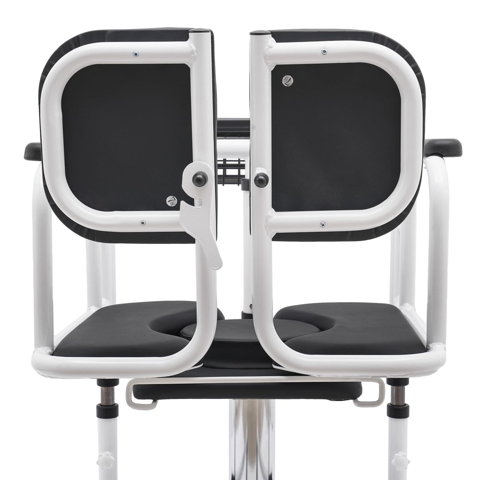 Levantador de Pacientes Silla de Elevación de Pacientes Silla de Ruedas de Baño Silla de Ruedas de Altura Ajustable Transferencia Silla de Elevación A Inodoro Y Baño