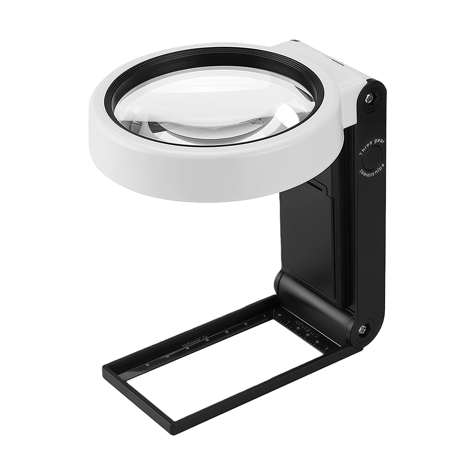 Multipurpose Folding Magnification Glass Enhances Clear and Storage for Reading Jewelry Inspection Desktop Reading Magnifier