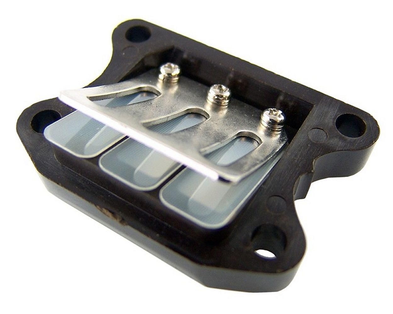 Bloc à membrane Racing compatible avec Peugeot Speedfight 1 2, Vivacity TKR | Canal élargi, lamelles fibre-verre; compatible avec Peugeot SV 50, compatible avec Honda Dio Bali; cylindre droit, flux accru