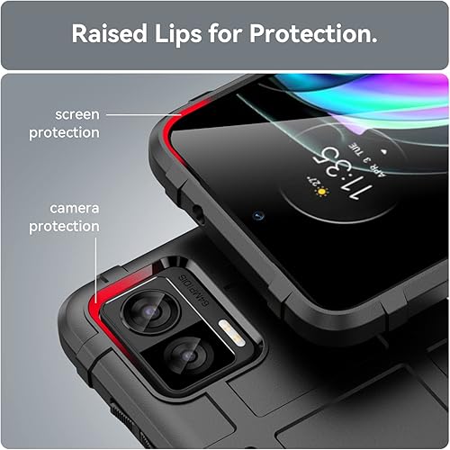 Miniatura 6 de Monwutong Funda delgada para Motorola Edge 30 Neo, funda resistente para Moto Edge 30 Lite, funda protectora resistente a prueba de golpes de grado