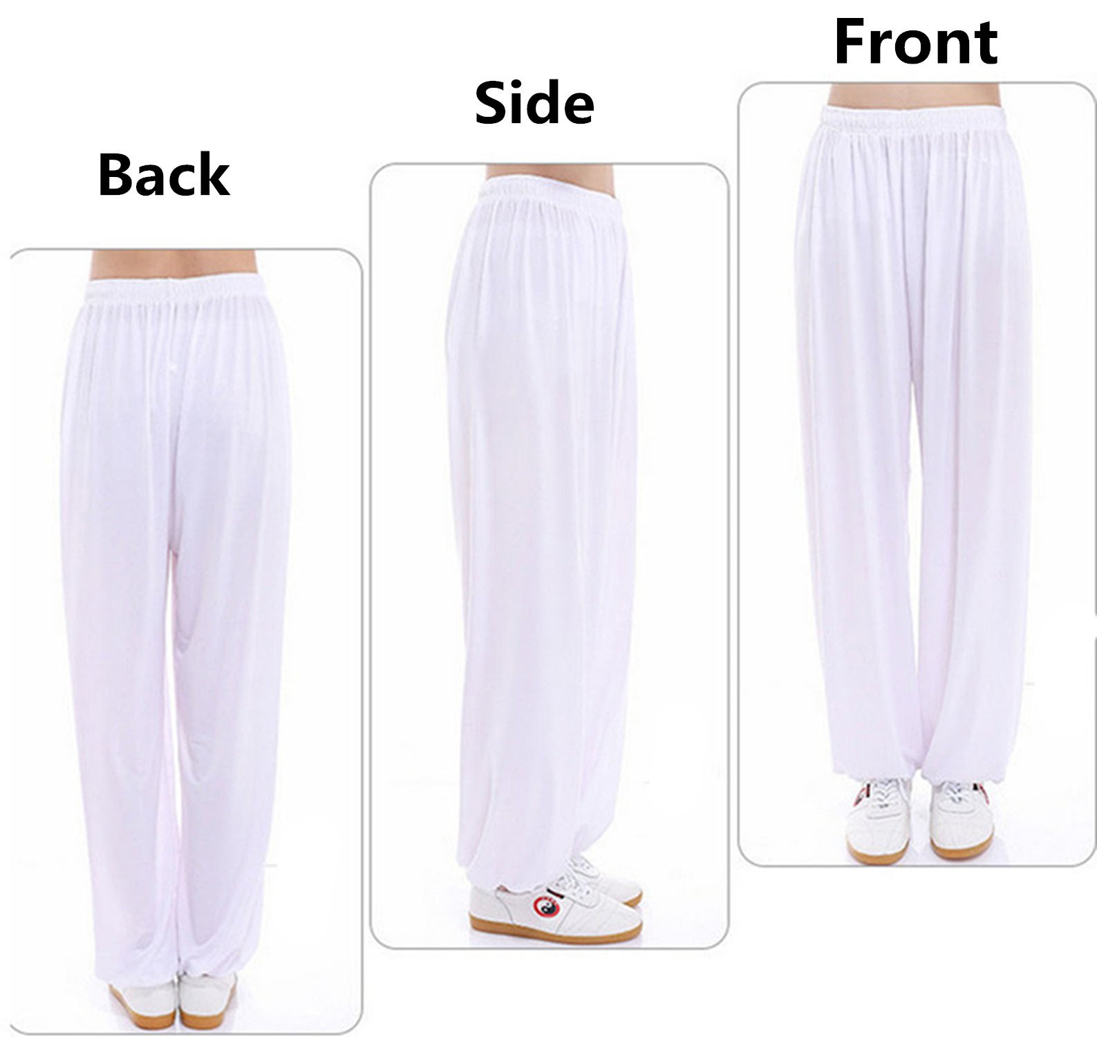 MESHIKAIER Pantalon sarouel super doux pour homme - Pantalon de loisirs - Pantalon bouffant - Pantalon de yoga - Pantalon de sport pour 4 saisons