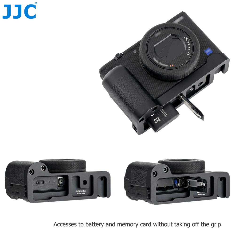 JJC Aluminum Camera Hand Grip for Sony ZV-1 Enhance Secured Hand