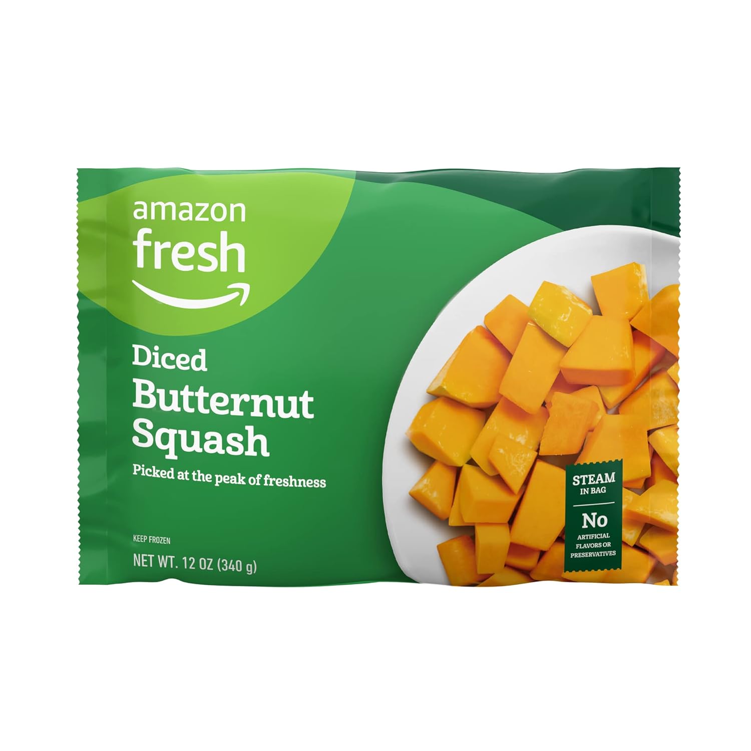 Amazon Fresh Steamable Butternut Squash 12 Oz