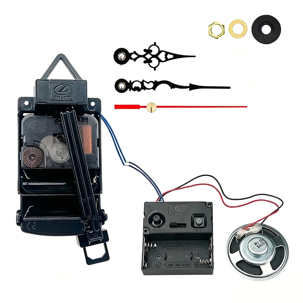 Msioytog Quartzs Pendulum Movement Repair Kits with Music Chimes and Hands for Clock Replacement Pendulums Clock Parts