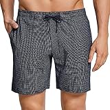 Schiesser Herren Mix & Relax Bermuda Schlafanzughose, Blau (Dunkelblau-gem 835), 54