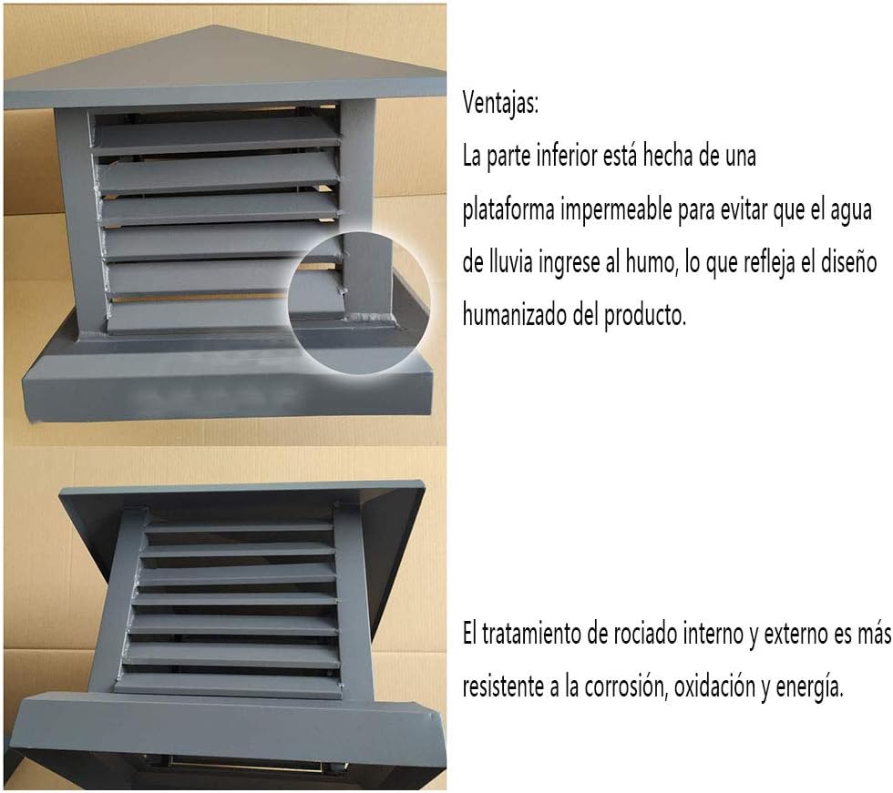 Chimney Tool Villa Chimney Cowl Cap,Aluminum Alloy Pipe Rain Cover Protector Cap Ending Roof Cowl Ventilation Cap Rain Hat Hood
