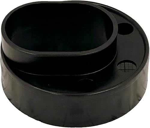 Ozark Fence & Supply - Donut de poste de valla de vinilo ultraduradero - Adaptador de poste de acero de 2-38 pulgadas a poste de vinilo de 5