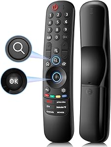 🎫🎫 DOUBLE COUPON! Replacement Remote for LG-Smart-TV-Remote, Universal Remote Compatible with LG OLED QNED NanoCell 4K Smart TVs (NO Voice & NO Pointer)