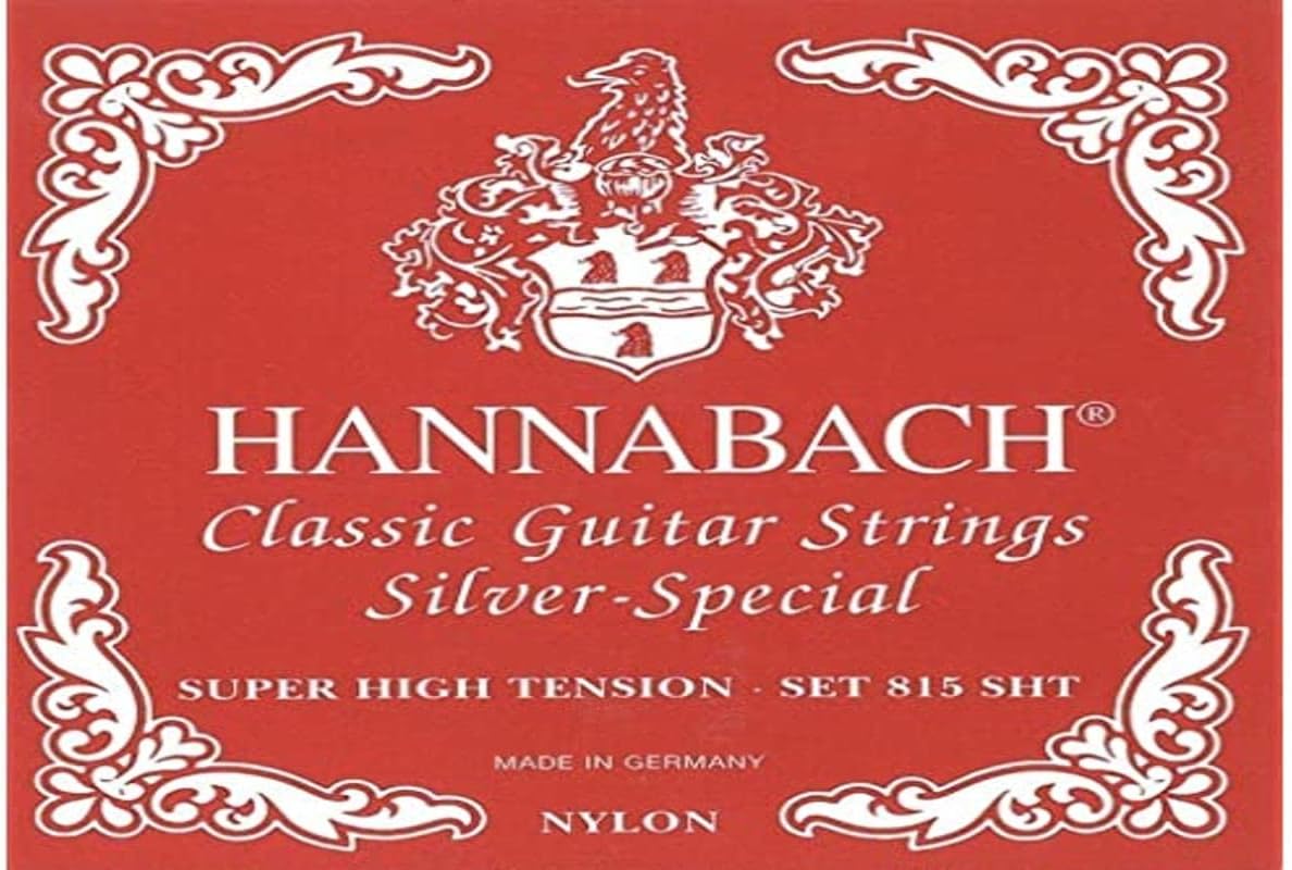 Hannabach 652549 Saiten für Klassikgitarre Seire 815 Super High Tension Silver Special - 3er Diskant