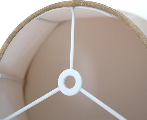 Miniatura 6 de NUODITOS Juego de 2 pantallas de lámpara amarillas de repuesto, pantallas de tela para candelabros, lámparas de mesa, lámparas de pie, pantallas