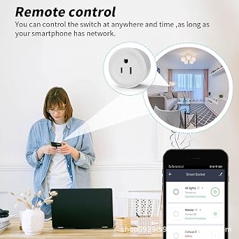Homekit Smart Plug Outlet Works with Apple Homekit,Siri Voice Control,Timer Function,US (16A)