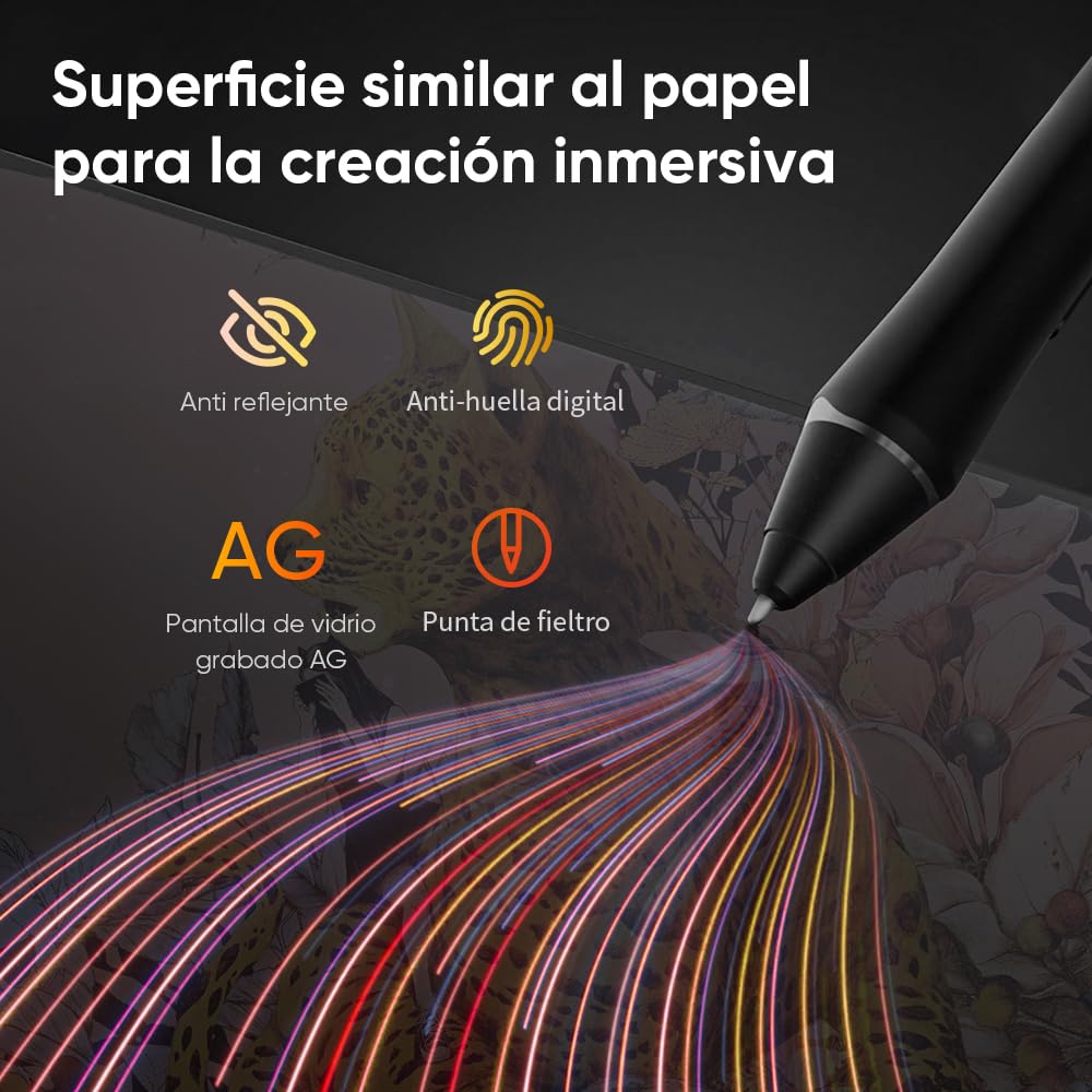 XPPEN Artist Pro 16 Gen2 Tableta Gráfica con Pantalla con Lápiz 16K Niveles de Presión, Tableta Dibujo Digital Completamente Laminada 16 Pulgadas con Teclado Numérico Inalámbrico