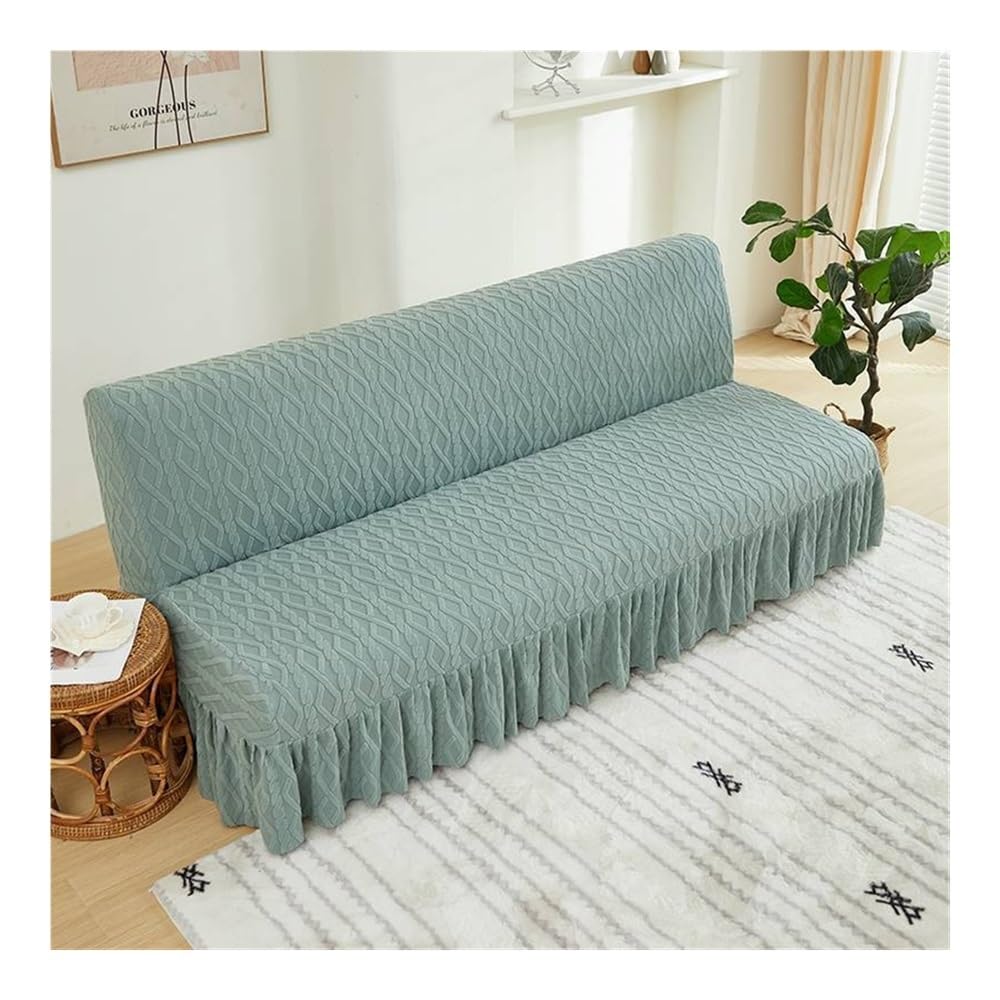 Housse de futon jacquard extensible pour masquer les imperfections