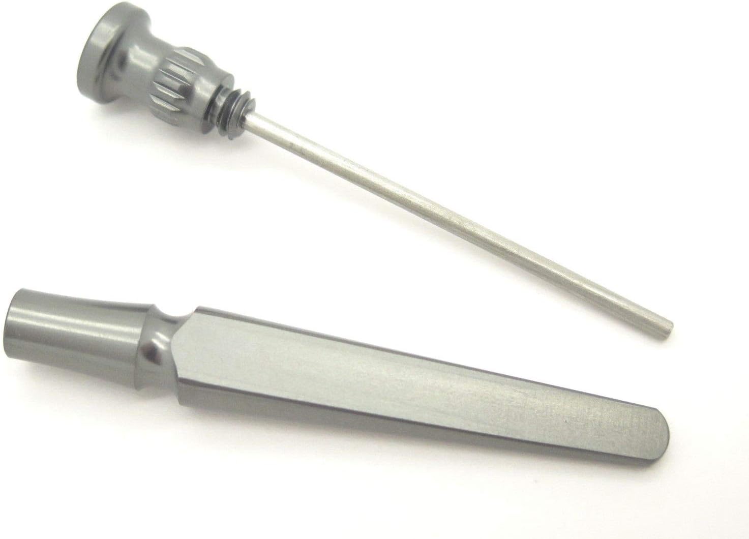 Legion Tobacco Pipe Tool 3 in 1 Platinum Gray Aluminum Tamper Reamer Stainless Steel Pick USA