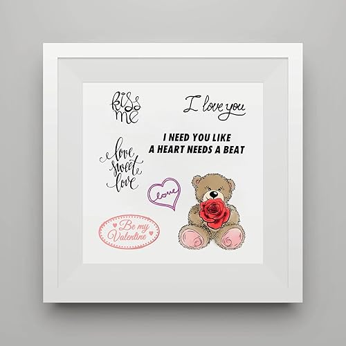 Miniatura 9 de Sellos transparentes de manos de San Valentín para hacer tarjetas, palabras de amor decorativas con sentimiento, sellos de silicona transparente