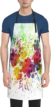 atmos × COOK HANDMADE PAINT APRON MULTI Heavy Duty Apron for Paint by Numbers and DIY Hobbies