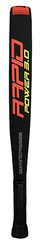 Miniatura 3 de Dunlop Sports Rapid Power 3.0 - Pala de pádel, negronaranjaamarillo