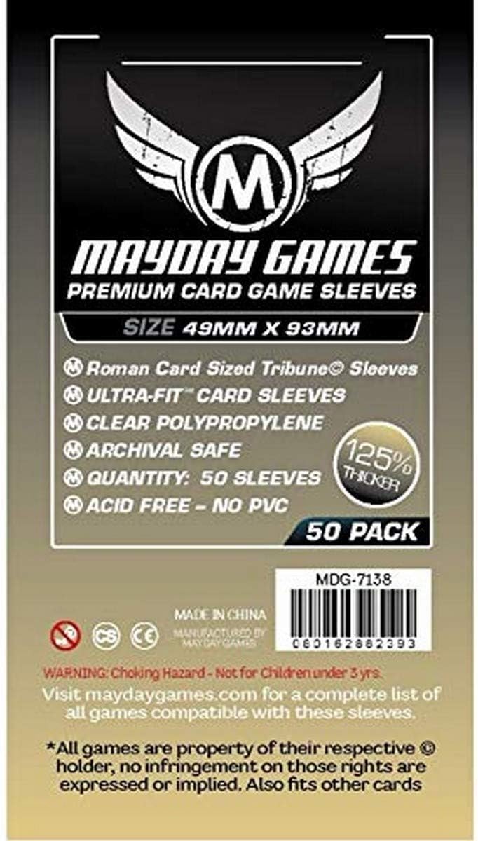 Tribune Card Sleeves (49x93mm) - 50 Premium
