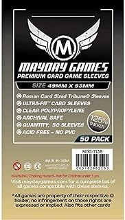 Tribune Card Sleeves (49x93mm) - 50 Premium