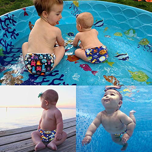 PHOGARY Riutilizzabile Pannolini da nuoto