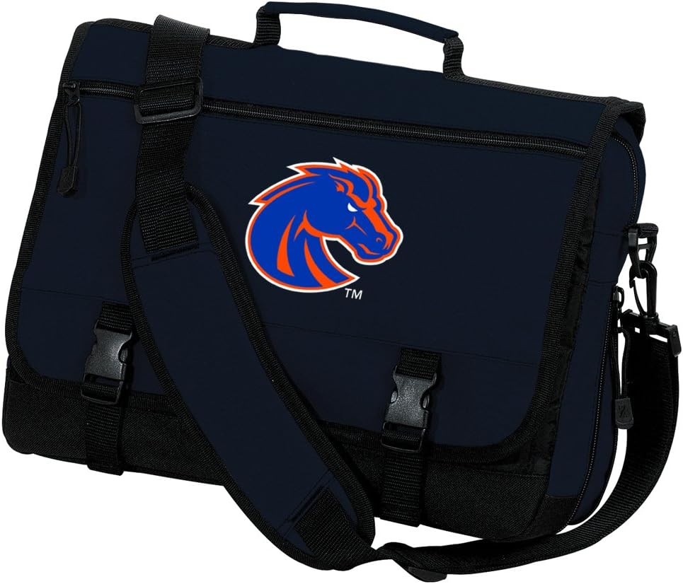 Broad Bay Boise State Laptop Computer Bag Boise State University Messenger Bag Briefcase