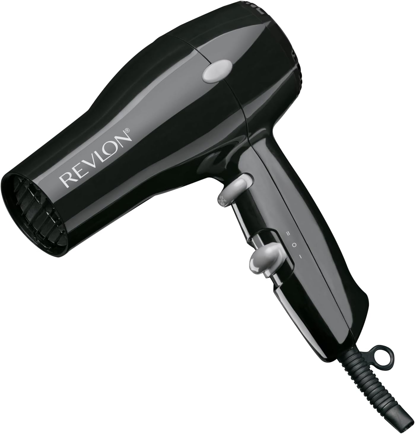 Revlon RVDR5034F Compact Hair Dryer, Lightweight, Multiple Heat/Speed Settings, Travel Friendly, Black