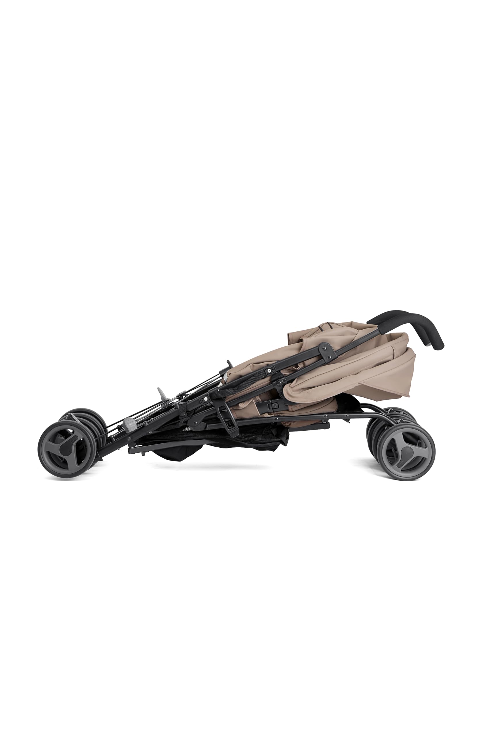 Joie Nitro LX Schirmbuggy – ultraleichter Kompakt-Buggy ab Geburt bis 15 kg, flach verstellbare Rückenlehne, Allrad-Federung & UPF50+ Sonnenverdeck –Toffee