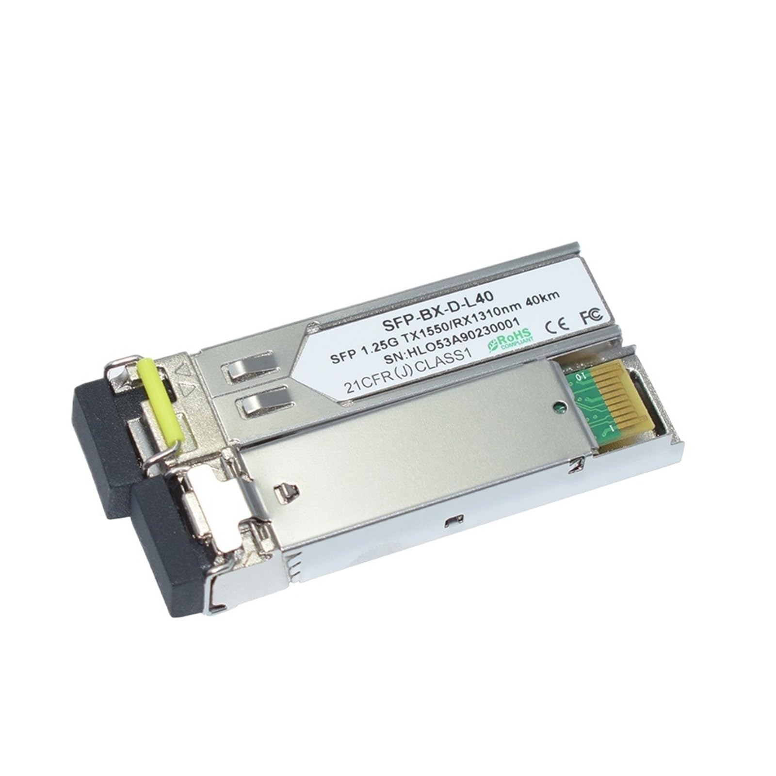 Compatible con los interruptores convencionales 1,25G SFP 40Km 1310/1550nm LC/SC Conector Dom(SC)