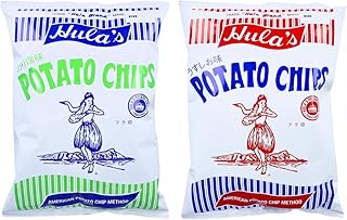 【セット品】 フラ印 アメリカン ポテトチップス 各148g 食べ比べ 2点セット まとめ買い おやつ スナック菓子 (のり塩 ×1 + うすしお ×1)