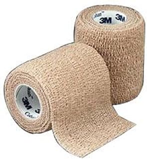 3M 2083S Health Care Self-Adherent Wrap, Latex Free, Sterile, Tan, 3
