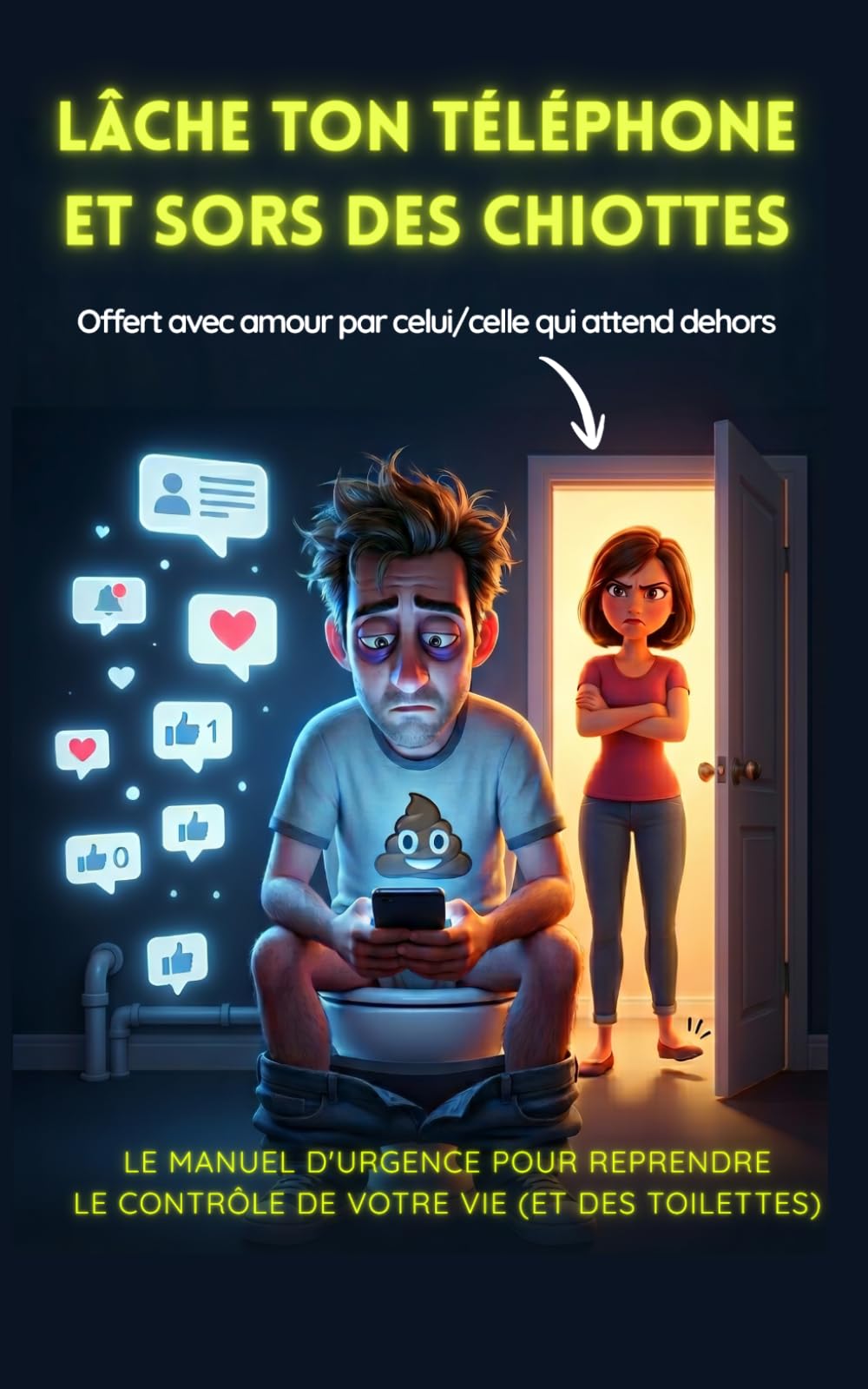 Lâche ton téléphone et sors des chiottes: Le manuel d'urgence pour reprendre le contrôle de votre vie (et de vos toilettes)