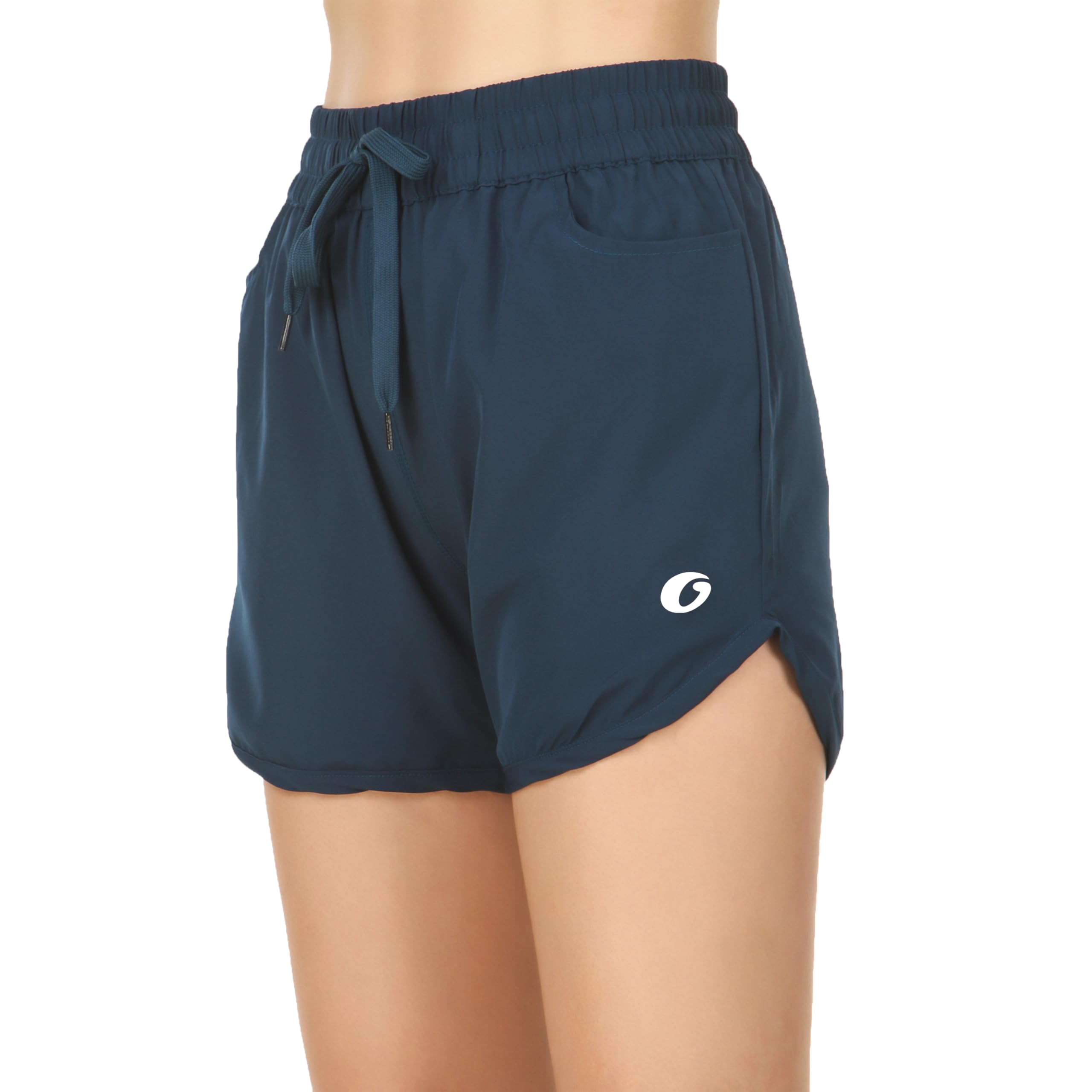 Athleisure Women's Regular Fit Sports Shorts | Quick Dry Technology |-image-34