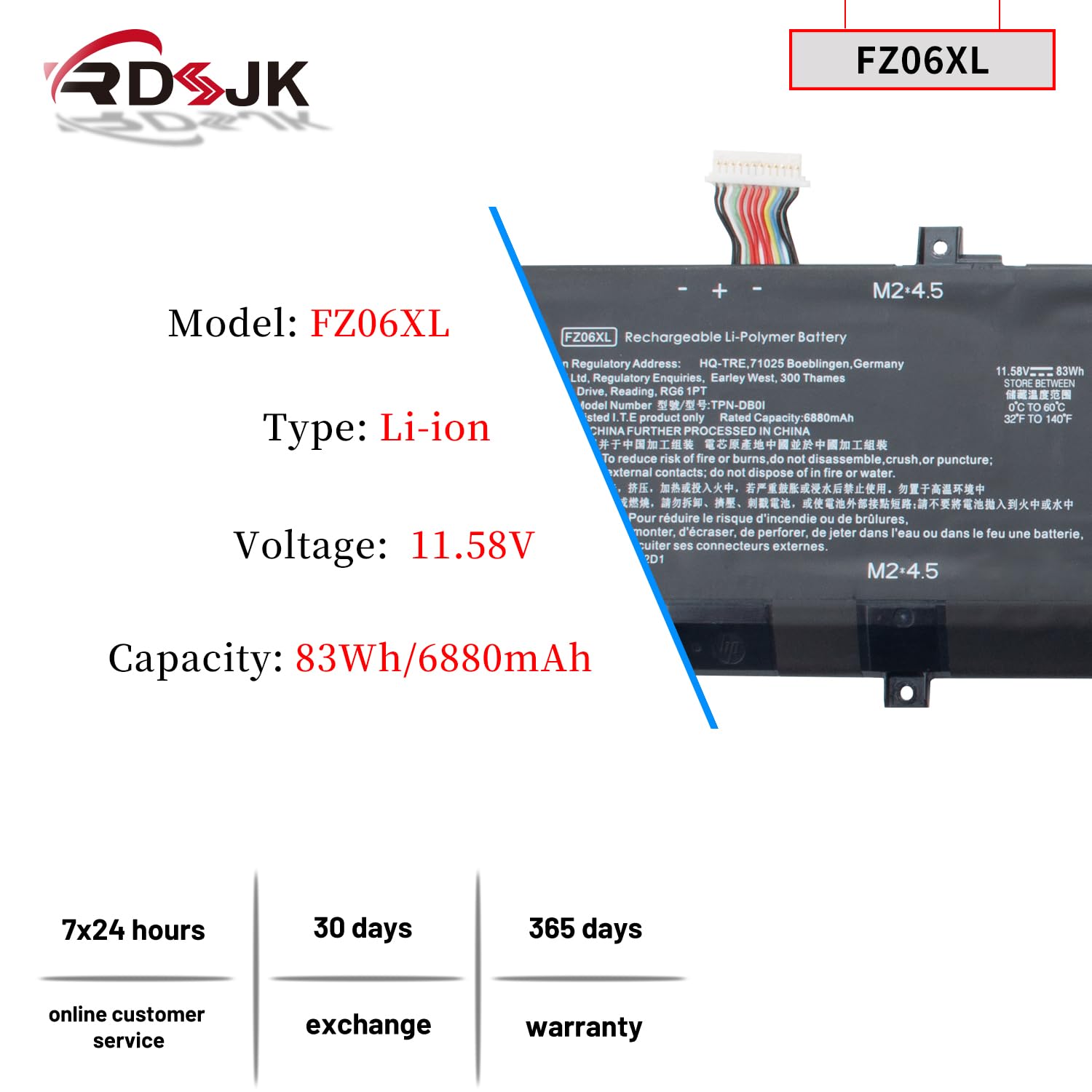 Amazon.com: FZ06XL Laptop Battery for HP Envy 16-H0000 16-H0787NR